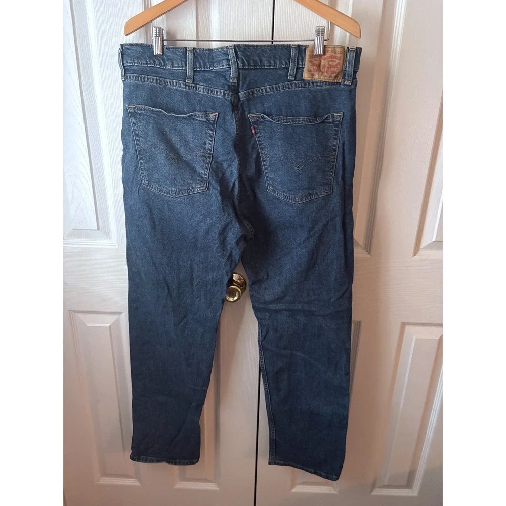 Levi's 505 Dark Wash Straight Leg Denim Jeans 38/29